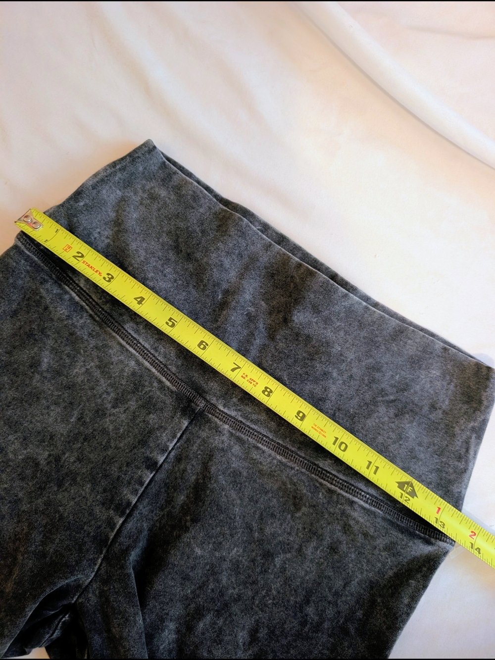 aerie Chill.Play.Move High-Rise Bike Shorts in Washed Charcoal - Picture 4 of 5